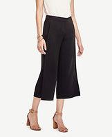Ann Taylor Triacetate Wide Leg Crop Pants