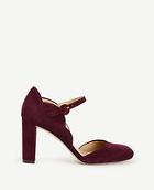 Ann Taylor Alissa Suede Mary Jane Pumps