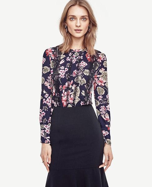 Ann Taylor Winter Garden Blouse