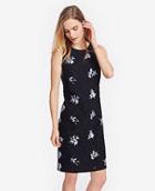 Ann Taylor Floral Embroidered Lace Sheath Dress