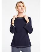 Ann Taylor Side Slit Knit Top