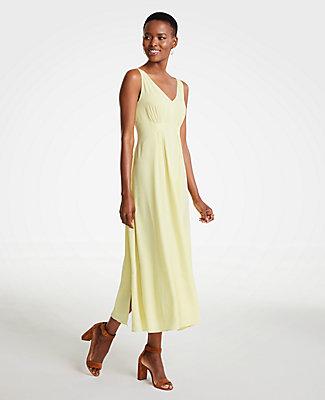 Ann Taylor Breezy V-neck Midi Dress