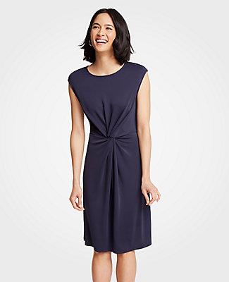 Ann Taylor Twisted Front Knit Dress