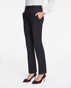 Ann Taylor The Straight Leg Pant In Pindot - Classic Fit