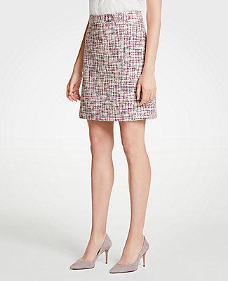 Ann Taylor Rainbow Tweed Skirt