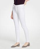 Ann Taylor Modern Skinny Jeans In White