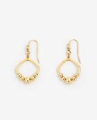 Ann Taylor Geo Ball Drop Earrings