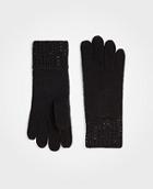 Ann Taylor Embellished Knit Gloves