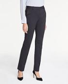 Ann Taylor The Straight Leg Pant In Pindot - Curvy Fit