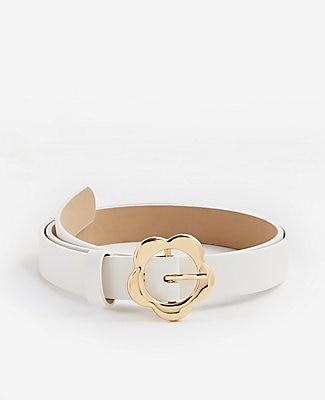 Ann Taylor Flower Buckle Belt