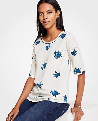 Ann Taylor Mystical Garden Easy Tee