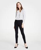 Ann Taylor Modern All Day Skinny Jeans In Black