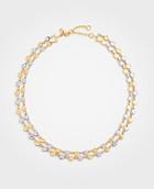 Ann Taylor Metallic Circle Necklace