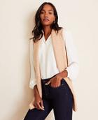 Ann Taylor Ribbed Sweater Vest