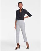 Ann Taylor The Ankle Pant In Windowpane - Curvy Fit