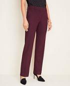 Ann Taylor The Straight Pant In Twill Flannel - Curvy Fit