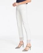 Ann Taylor The Ankle Pant In Geo Eyelet - Curvy Fit