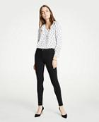 Ann Taylor Performance Stretch Skinny Jeans In Black