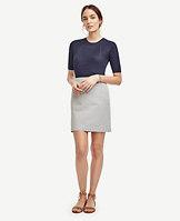 Ann Taylor Seersucker Skirt