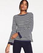 Ann Taylor Mixed Stripe Sweater