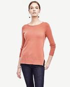 Ann Taylor Wool Cashmere Tunic Sweater