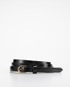 Ann Taylor Patent Leather Skinny Belt
