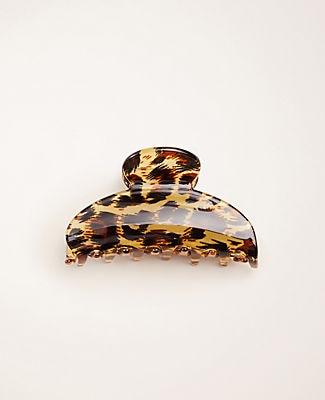 Ann Taylor Animal Print Large Claw Hair Clip