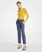 Ann Taylor The Straight Leg Pant In Washed Linen