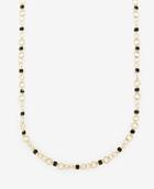 Ann Taylor Enamel Circle Station Necklace