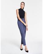 Ann Taylor Belted Pleated Ankle Pants