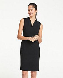 Ann Taylor Seasonless Stretch Belted Sheath Dress