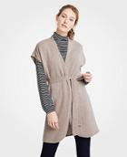 Ann Taylor Cashmere Belted Cardigan