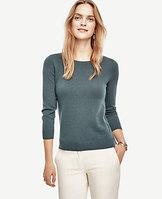 Ann Taylor Cashmere 3/4 Sleeve Sweater