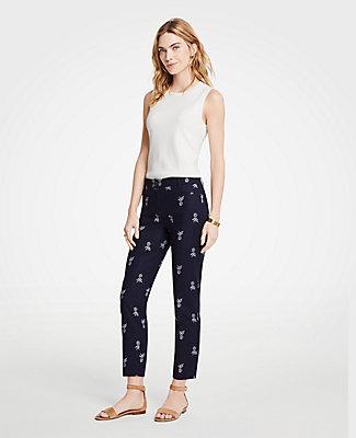 Ann Taylor The Crop Pant In Pineapple - Curvy Fit