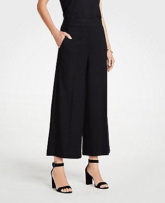 Ann Taylor The Houndstooth Wide Leg Marina Pant