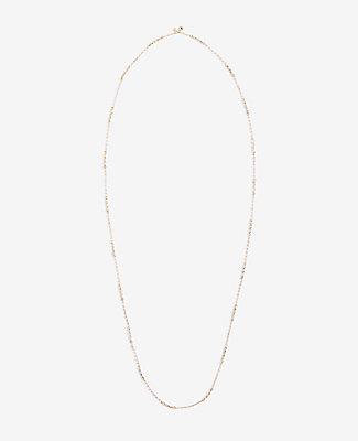 Ann Taylor Triple Crystal Station Necklace