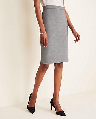 Ann Taylor The Pencil Skirt In Birdseye