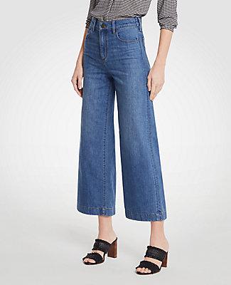 Ann Taylor Wide Leg Jeans