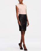 Ann Taylor Sequin Pencil Skirt