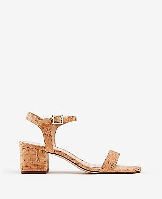 Ann Taylor Kennedy Cork Heeled Sandals