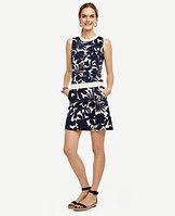 Ann Taylor Tropic Stretch Cotton Skirt