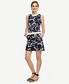 Ann Taylor Tropic Stretch Cotton Skirt