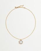 Ann Taylor Gingko Flower Delicate Necklace