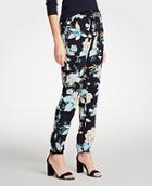 Ann Taylor Chinoiserie Tropics Jogger Pants