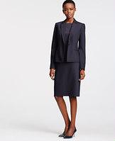 Ann Taylor Tropical Wool One Button Jacket