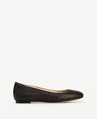 Ann Taylor Ida Quilted Leather Flats