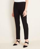 Ann Taylor The Ankle Pant In Black Doubleweave