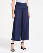 Ann Taylor The Easy Crop With Button Detail