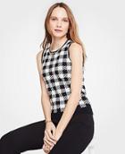 Ann Taylor Gingham Ann Shell