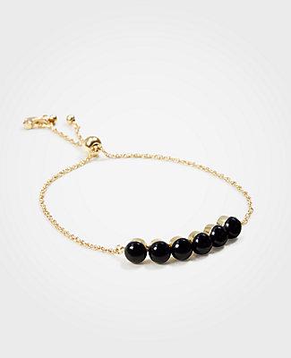 Ann Taylor Bead Slider Bracelet